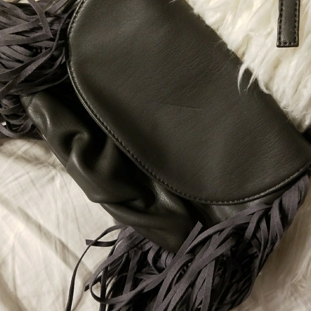 Leather crossbody bag